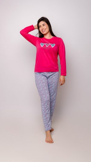 Pijama Coração Oncinha